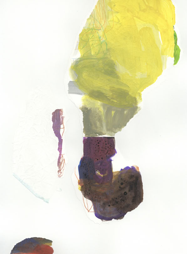 collage art - contemporary art, painting / peinture abstraite