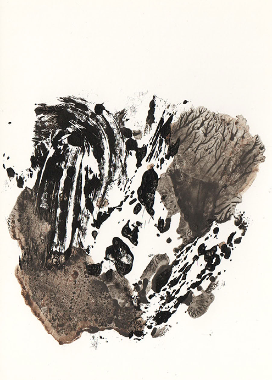 Monotype, art contemporain, art abstrait